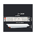 Miniatyrbillede 2 af 5: Elektronisk ballast, T8 lysstofrør ballast 2x36w lysstofrør spænding øjeblikkelig lysstart energibesparende lampe energibesparende lampe KLB