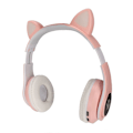 Miniatyrbilde 2 av 8: Lysende katteøre Bluetooth-hodetelefoner Bass Foldable Wireless KLB