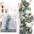 Miniatyrbillede 5 af 7: 12ft Kunstig Eucalyptus Girlande Bryllupsbue Dekorationer Kunstig Eucal KLB