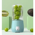 Miniatyrbillede 4 af 4: Handy trådløs bærbar blender MINI juicer kop engros USB juice kop frugt kop mini, blå