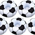 Miniatyrbillede 1 af 6: Oppustelig drikkevareholder 5-pak Fodbold drikkevare pool flydere KLB