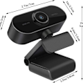 Miniatyrbilde 3 av 5: Webkamera, 1080P webkamera for PC, laptop og stasjonær PC