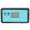 Miniatyrbilde 1 av 8: 12V 24V MPPT Solcellelader Professional USB PD KLB