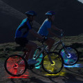 Miniatyrbilde 5 av 5: Ladesportel for sykkelnav, vanntette LED-eikerlys, 7 farger KLB