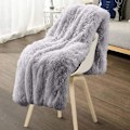 Miniatyrbillede 2 af 5: 160 x 200 cm super blød dobbeltsidet fleece plys tæppe