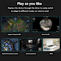 Miniatyrbillede 8 af 8: Gaming mus med led-lys, programmerbar, ergonomisk