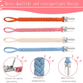 Miniatyrbillede 3 af 5: Basicslife Baby Dummy Chain, 4 Pack BPA-fri Dummy Holder Linned Sæt, Passer til alle KLB