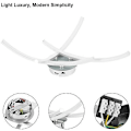 Miniatyrbilde 4 av 7: LED-taklampe, moderne design buet taklysekronelampe med 3