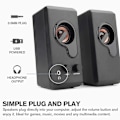Miniatyrbillede 6 af 8: PC-højttalere, USB-computer RGB-højttalere stereohøjttalersystem til