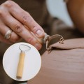 Miniatyrbilde 4 av 5: 8 deler treskjære leireverktøysett, keramisk leire voks potteskulptur modellering rengjøringsverktøy KLB
