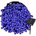 Miniatyrbild 1 av 4: 22M Solcellslampor 200 LED 8 Ljus Idealisk Fe-ljus för Fester, Bröllop, Födelsedagar och Utomhusträdgårdar (Blå) [Energiklass A+++]