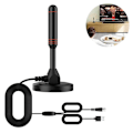 Miniatyrbillede 2 af 8: DVB-T2 antenne TV antenne HDTV antenne dvbt antenne/solid core for maksimal KLB