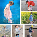 Miniatyrbild 5 av 5: Toddler Regnstövlar Unisex Flickor Pojkar Inner Längd 18cm KLB