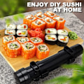 Miniatyrbillede 4 af 4: Sushi Maker (27*6cm Sort), Sushi Bazooka, DIY Sushi-fremstillingsmaskine Grøntsager, Kød, Rulle-værktøj, Køkken Tilbehør, Sushi Værktøj