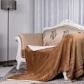 Miniatyrbild 4 av 4: Soffa filt, mysig filt, extra varm, tjock Sherpa filt, liten, mjuk fluffig KLB