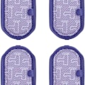 Pikkukuva 1 / 5: 4 kpl uudelleenkäytettäviä imurin suodattimia Dyson DC30 DC31 DC34 DC35 DC44 - Violetti KLB