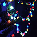 Pikkukuva 7 / 7: Ulkoilun keijukaulut värikkäät lamput, 12M 100 LED, jouluvalot