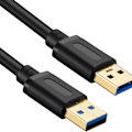 Miniatyrbillede 2 af 7: USB 3.0 A til A han-kabel 3ft, USB til USB-kabel USB han til 3ft