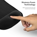 Miniatyrbillede 4 af 5: Komfortabel memory foam håndledsstøtte musemåtte med pude