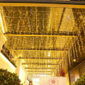 Miniatyrbilde 7 av 8: Julelys LED gardin isopisk lys 220V LED fest 96 LED KLB