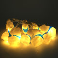 Miniatyrbillede 3 af 8: 1,5 m lang 10 LED silikone natlys kæde i en sød alpaka form KLB