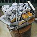 Miniatyrbild 6 av 7: Filt Babyblöjförvaring Lyxig Bärbar Blöjförvaringskorg Blöjförvaringskorg