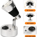 Miniatyrbilde 3 av 5: 12V LED-spot veggleselampe, 2 stk. bil LED-lys, justerbar bryter, innfelt