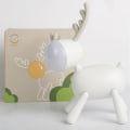 Miniatyrbillede 3 af 3: Ingen l Elk LED-bordlampe USB-opladningsnattelys Universal bordlampe (hvid)