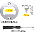 Miniatyrbild 2 av 5: 15 set flasköppnare insatser, flasköppnare metall insats delar kit, hartsgjutningsformar, hartsöppnare, DIY-tillbehör
