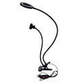 Miniatyrbillede 4 af 8: Justerbar multifunktionel USB selfie ringlys til mobiltelefoner KLB