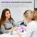 Miniatyrbild 5 av 5: Led UV-nagellampa, Mini Lotus Hands Free Light Rotatable Nagel torktumlare Snabbtorkande Nagellack Härdande Lampa Svanhals Flash Cure Light För Hem DIY & Salong M