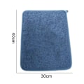 Pikkukuva 2 / 5: Astianpesualusta Mikrokuitu Kuivausmatto Super Absorbent Mikrokuitu Sininen