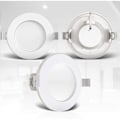 Miniatyrbilde 4 av 5: Sett med 3 spesielle innfelte spotlights for bad IP44, sprutsikker, ultra-flat