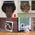 Miniatyrbilde 6 av 8: Kattluke hundeluke 4-veis magnetisk lukking for S 19,7 * 19 * 2cm KLB