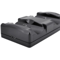 Miniatyrbillede 3 af 8: Playstation 3 controller opladningsstation opladningsstation 2 i 1 med LED lysdisplay