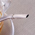 Miniatyrbillede 4 af 7: Yerba Mate te-sugerør i rustfrit stål, Yerba Mate te-sugerør, ske-sugerør, sølv