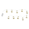 Miniatyrbillede 4 af 8: Lys Kerosene Lampe Form Guld Ramadan Dekorative KLB