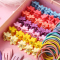 Miniatyrbild 3 av 5: 780 st presentset (flerfärgad), baby flicka hårnål hår accessoarer, småbarn fluga hårnål färg hårnål set