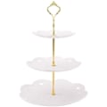 Miniatyrbillede 1 af 7: 3-delt cupcake, ostefad, cupcake dessertstand, kagefad