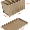 Miniatyrbillede 3 af 7: CANDeal til 450g dej toastbrød bageform wienerbrød kage brød bageform form KLB
