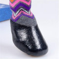 Miniatyrbild 2 av 4: 2 par hundskor tasskydd hundskor halkfria vattentäta hundskor utomhussportsockar starkt grepp lämpliga för valpar rosa, storlek
