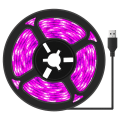 Miniatyrbild 1 av 5: 5V Svart UV Flexibel LED-remsa Set 5M Lila Tejp med USB för Festlig Inomhus, Juldekoration
