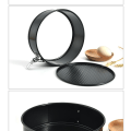 Miniatyrbilde 2 av 4: Springform-traktformet, rund kakeform, rustfritt stål, svart, 18,5 cm