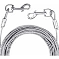 Miniatyrbilde 3 av 5: Tether-kabel for hunder opptil 80 kg, 3 meter, leiebånd for små, mellomstore eller store hunder (hvit) KLB