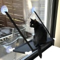 Miniatyrbild 7 av 7: Premium fönsterplats för den nöjda katten. Kattbädd med 360° musvy KLB