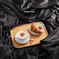 Miniatyrbillede 5 af 5: Fleece tæppe 150 x 200 - Beige ternet, Sofatæppe, Cocooning tæppe - Tykt, blødt og varmt fleece tæppe - Høj kvalitet KLB