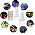 Miniatyrbilde 6 av 7: LED solcellelampe, 9W solenergi super lyse lyspærer med