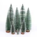 Miniatyrbilde 5 av 5: Mini juletre - Trefot i tre - Juletrær til bord - Hjem 10CM KLB