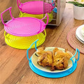 Miniatyrbillede 6 af 7: Dobbelt holder til plade mikroovn bakke gitter plast til KLB