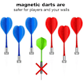 Miniatyrbillede 2 af 5: Magnetiske Dart Sikkerhedsplast Dart Udskiftningspile til Drenge